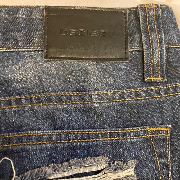 Men’s Distressed Slim Fit Decibel Jeans size 36/32 - Picture 6 of 8